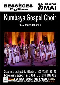 Kumbaya Gospel Choir. Le dimanche 26 mai 2019 à Besseges. Gard.  18H00